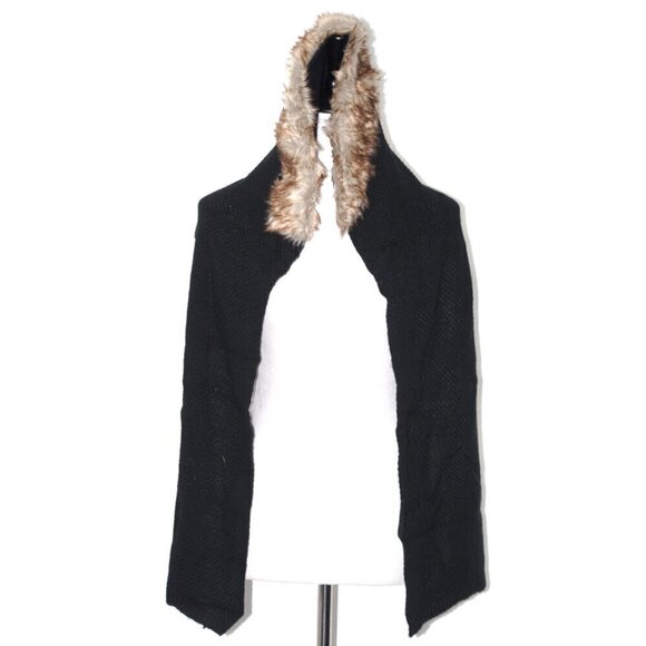 Accessories - Womens Hat Scarf Faux Fur 100% Acrylic One Size Adult 48” Scarf EUC  One piece
